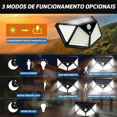 Polideia comprar melhor luminaria solar para jardim barato