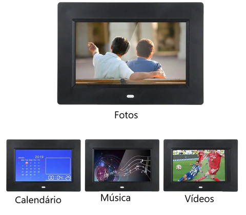 Polideia comprar melhor porta retrato digital video barato