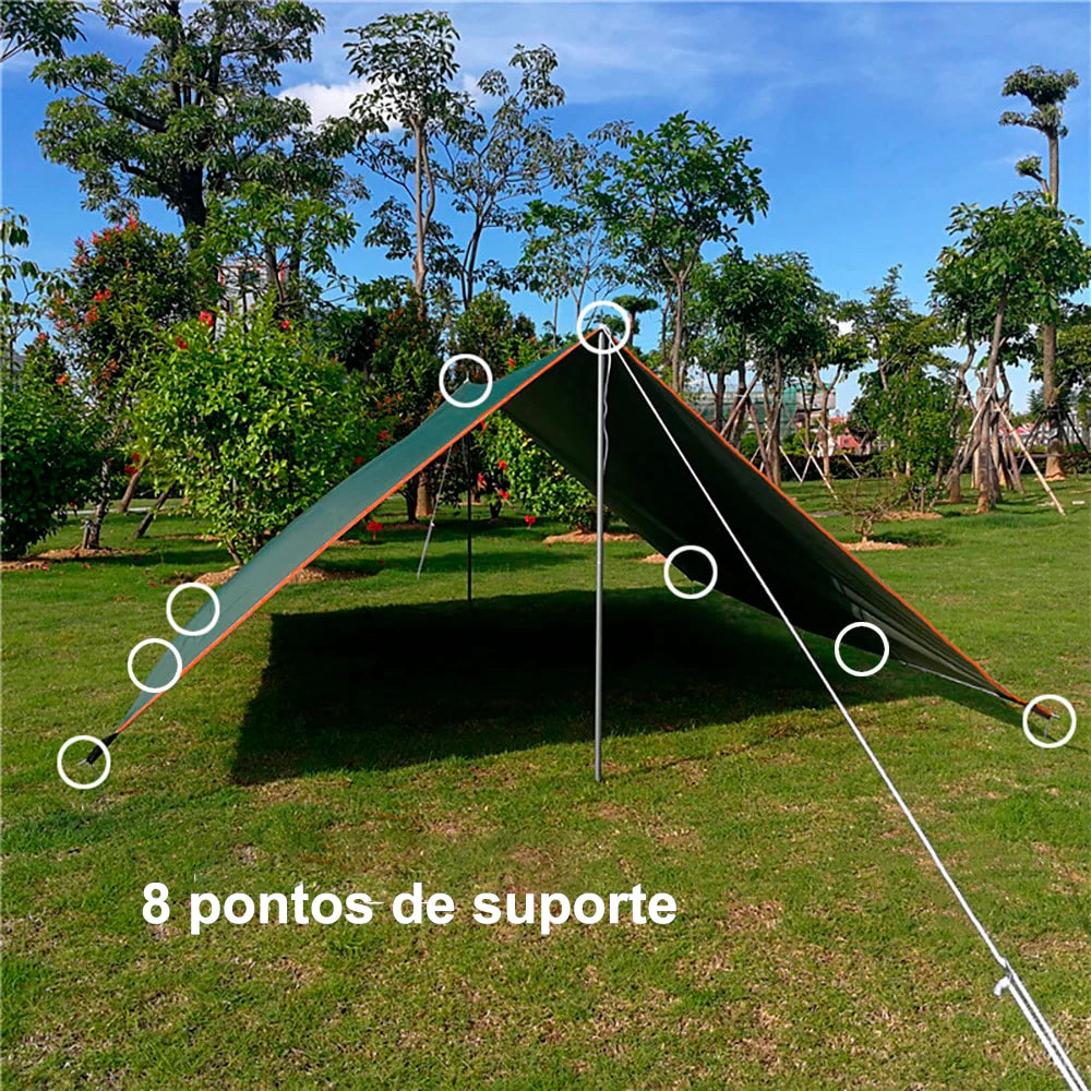 Toldo Impermeável Para Cobertura em Área Externa: Seu refúgio durável e versátil contra chuva e sol durante suas aventuras ao ar livre