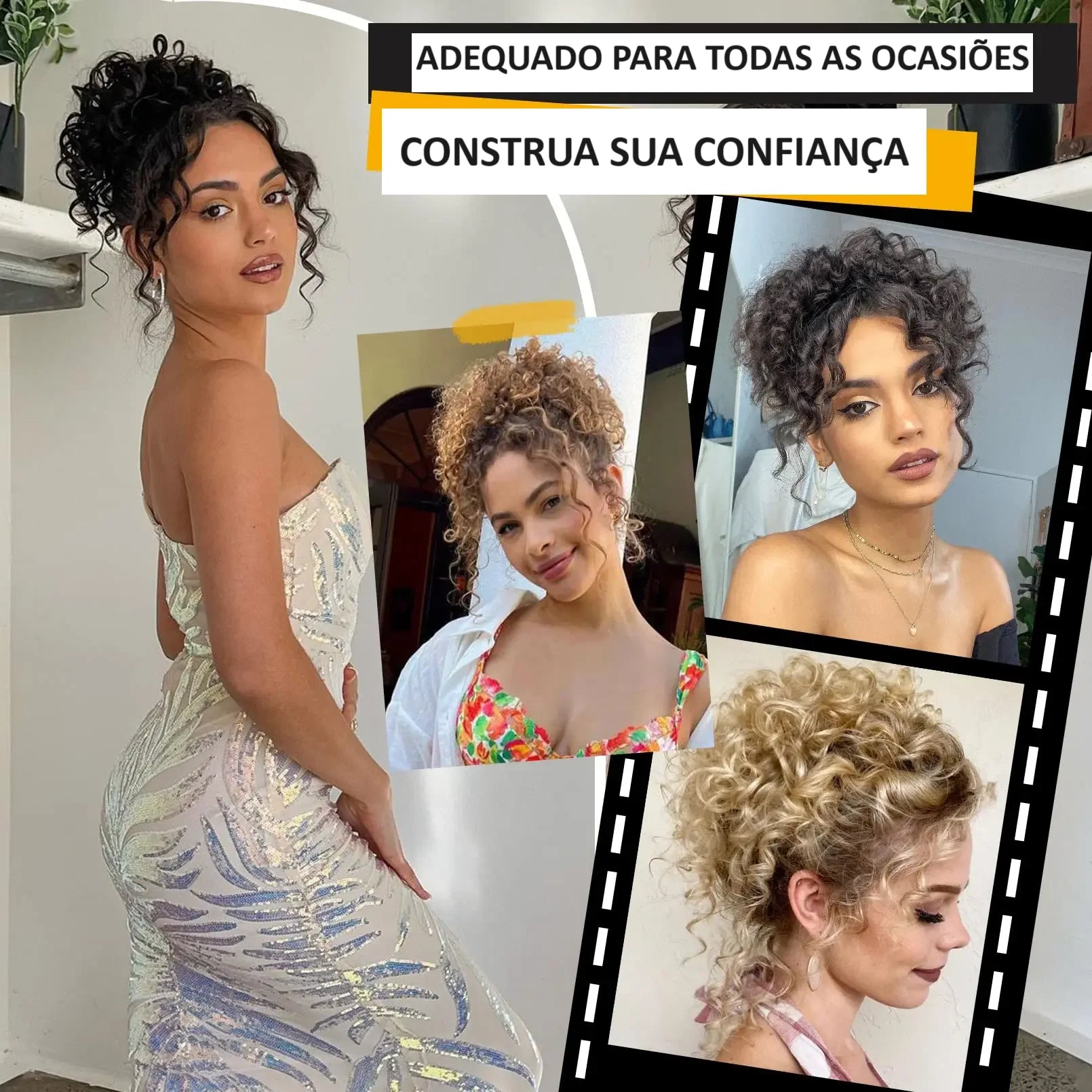 Coque Encaracolado: Adicione Glamour Instantâneo ao Seu Visual!