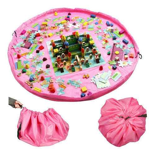 Xploudshop poli ideia Saco de Armazenagem de Brinquedos saco brinquedos brinquedo guardar armazenar criança visita organizador de brinquedo Tapete