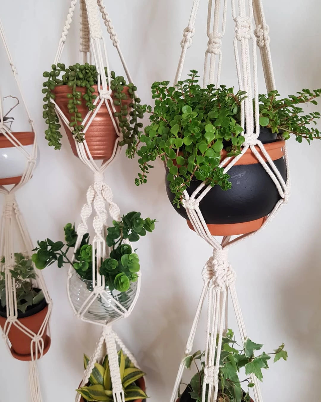 Suporte para Vaso de Plantas Macramê - Elegância e Charme na Decoração