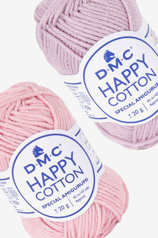 DMC Happy Cotton 20g ovillo de algodón para tejer amigurumis