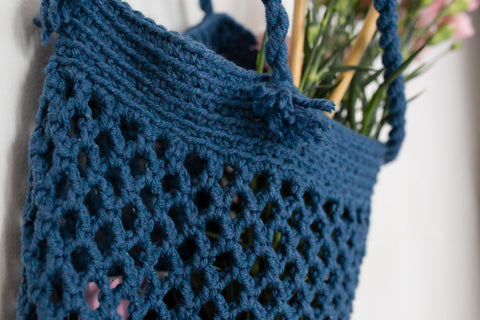 Patrón Bolso de Deco tejido a Idealium Knitting