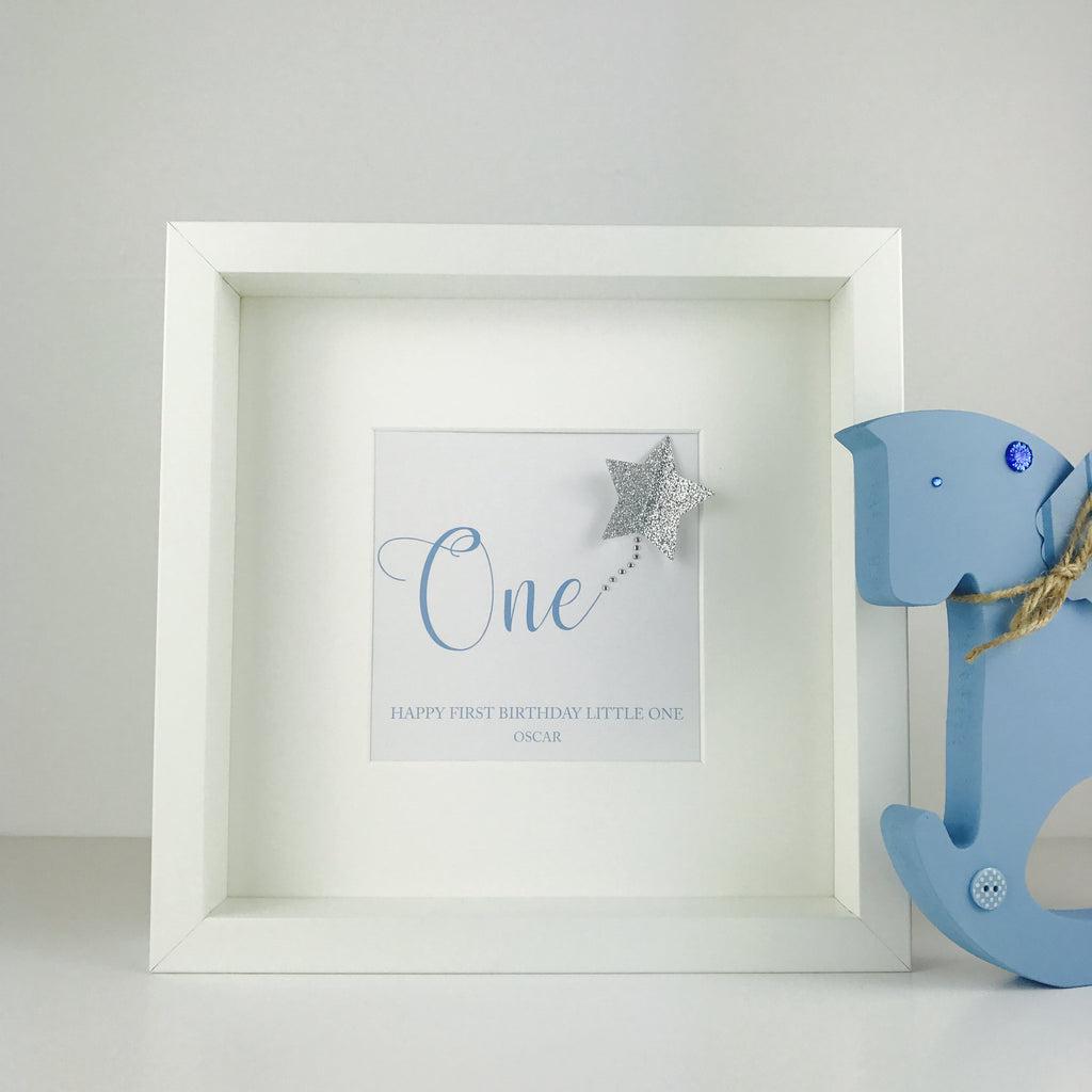 First Birthday Keepsake Personalised Box Frame Gift Baby S First