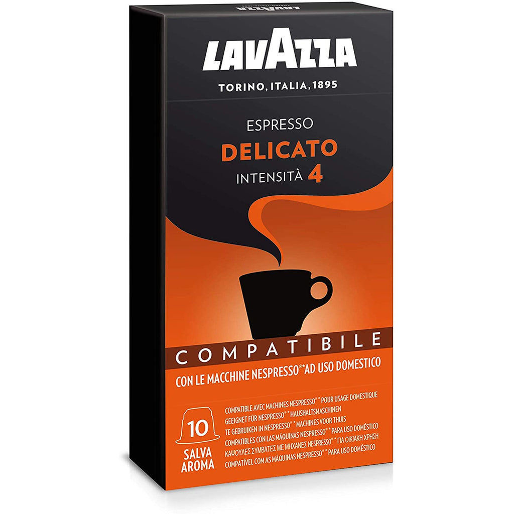 Lavazza Delicato - Nespresso Compatible (10 Capsule Pack)