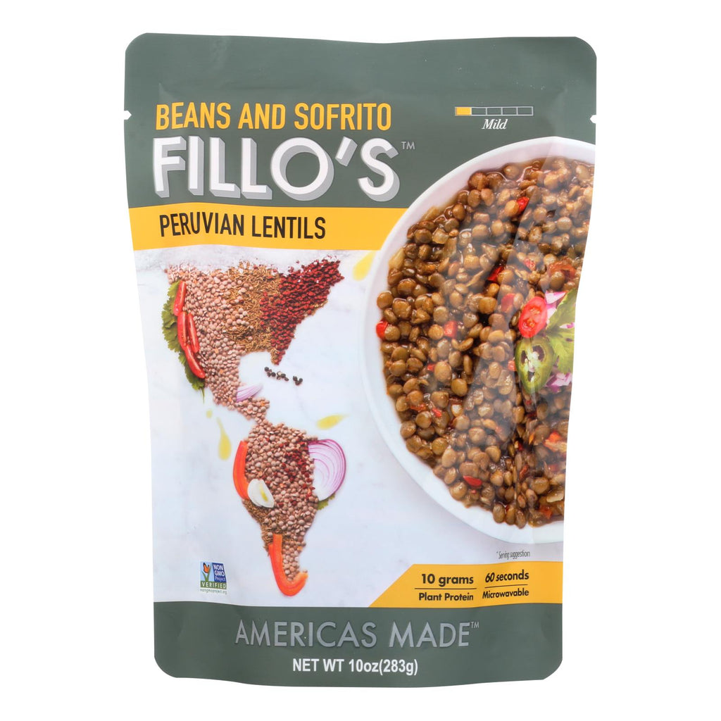 Fillo's Beans - Peruvian Lentils - Case Of 6 - 10 Oz. - Lakehouse Foods