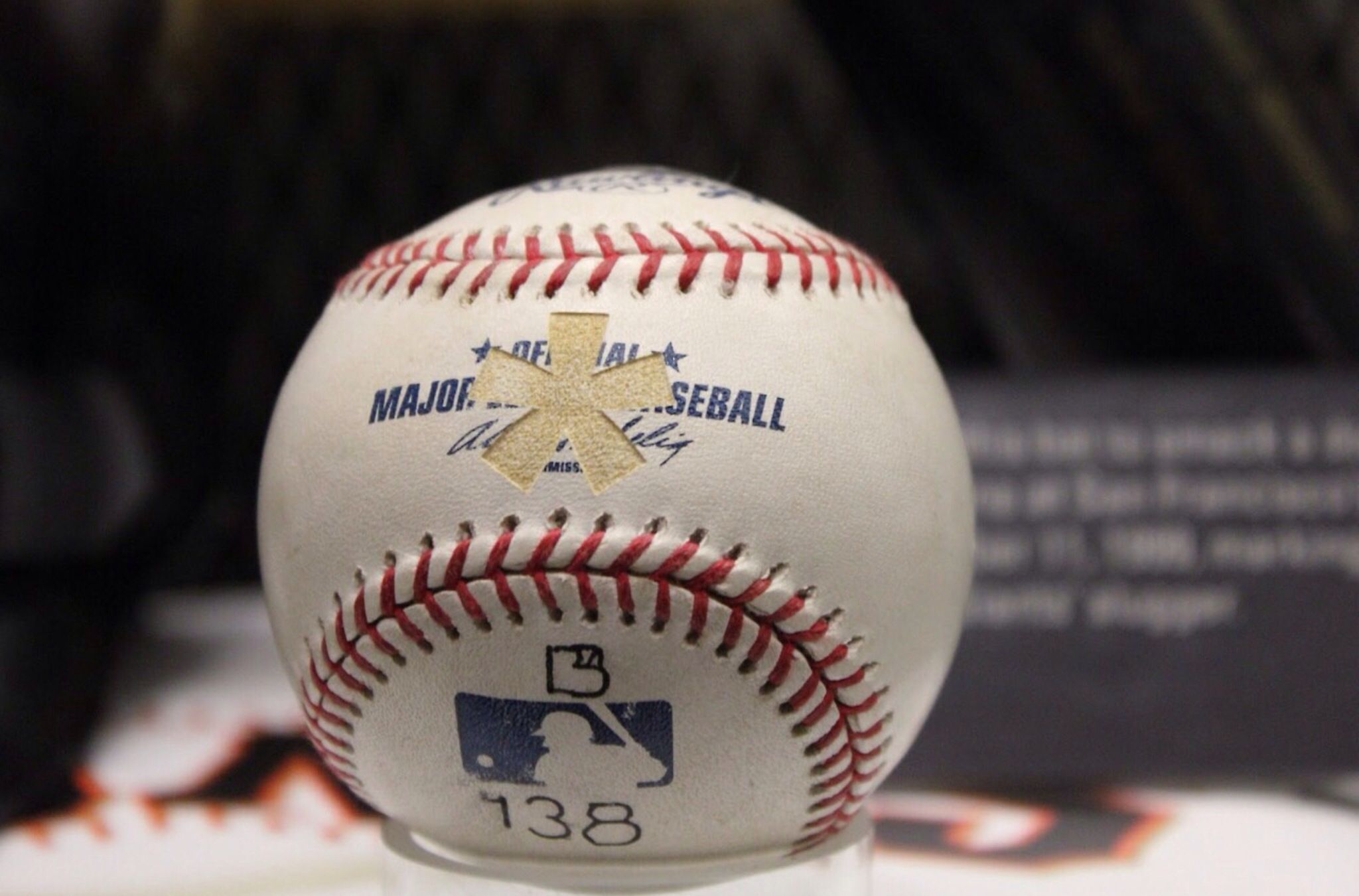 Barry Bonds asterisk home run ball