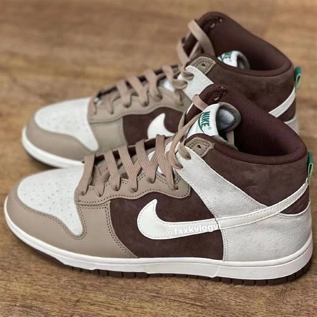 nike light chocolate dunk high