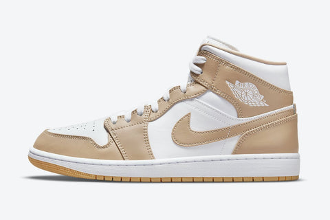 NIKE AIR JORDAN 1 MID TAN GUM