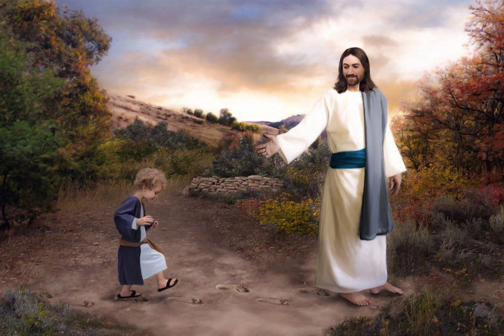 footsteps of jesus clipart free