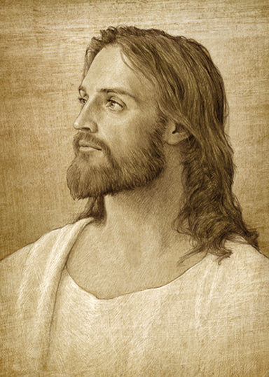 Christ Drawing by Robert T Barrett