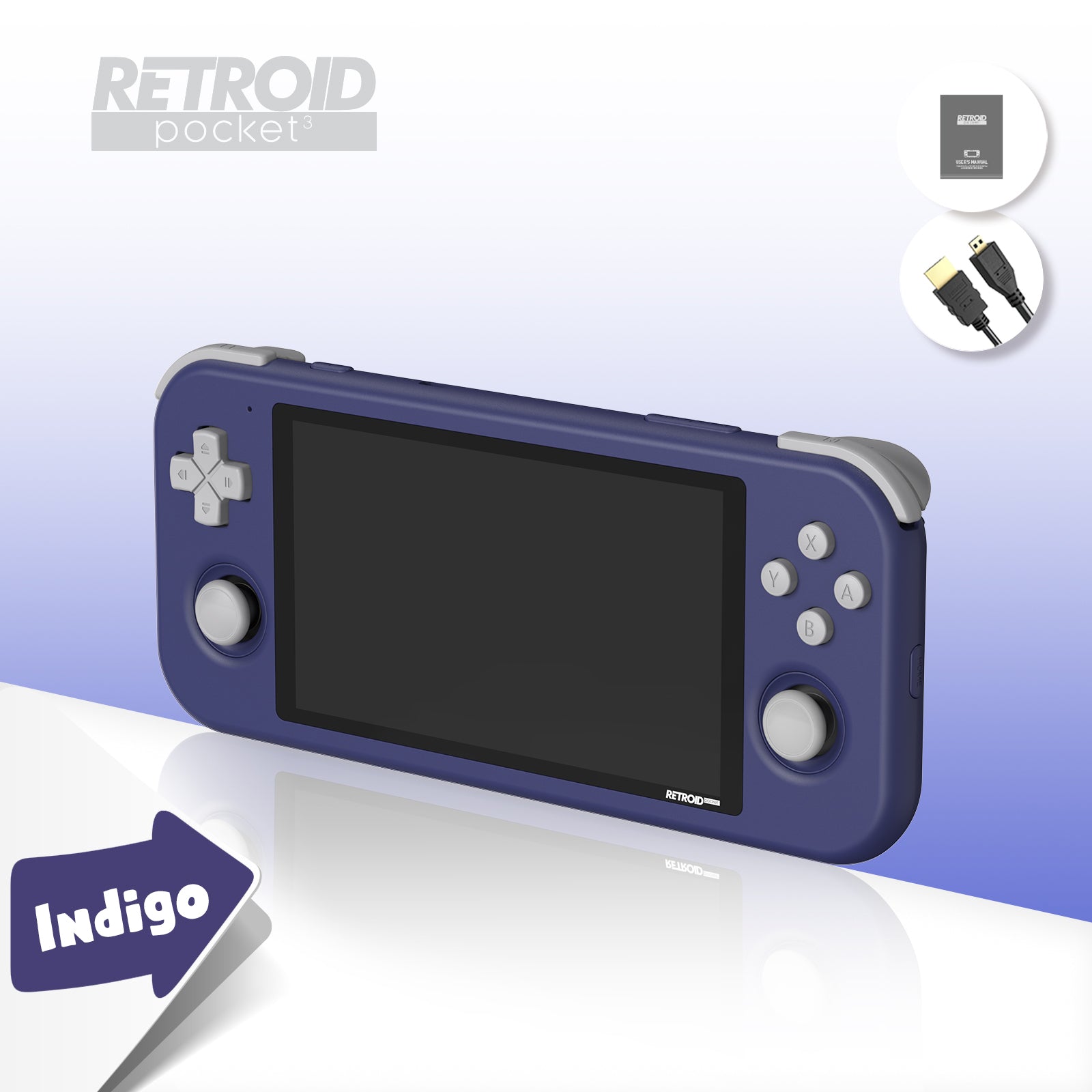 Retroid Pocket 3+ indigo(インディゴ）-