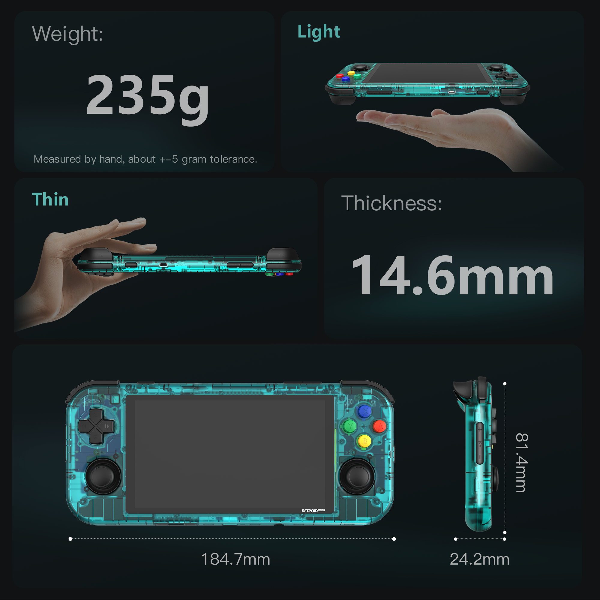 retroid pocket 3+ クリアブルー | ifc.ba