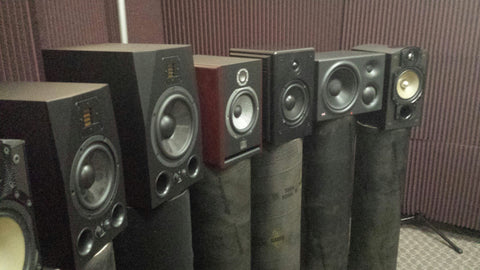 Studio Monitors in Benchmark's Listening Room