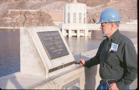 Allen H. Burdick at Hoover Dam in 2000