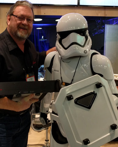 Jedi Rory Rall and a Stormtrooper at NAMM 2016