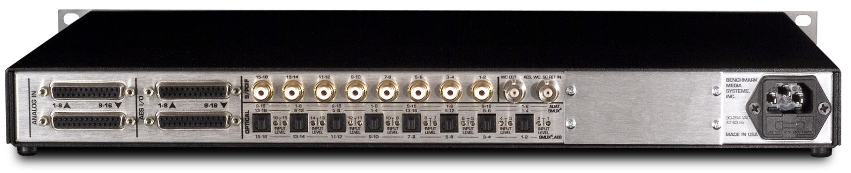 Benchmark ADC16 16-Channel Analog to Digital Audio Converter ...