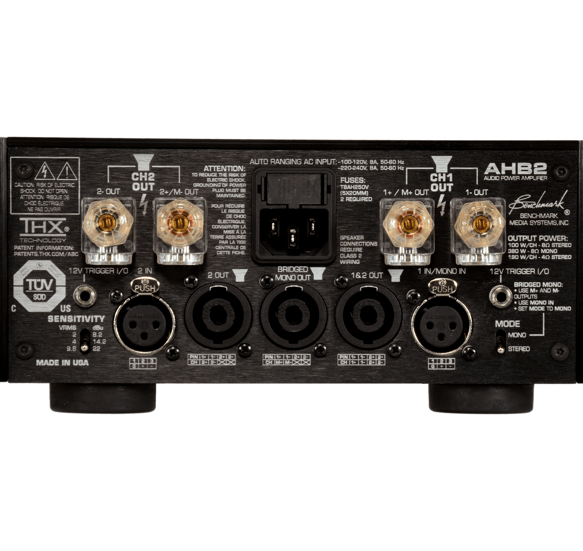 benchmark ahb2 power amp