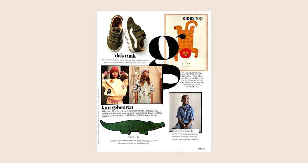 Krokodillen vloerkleed LINDA magazine