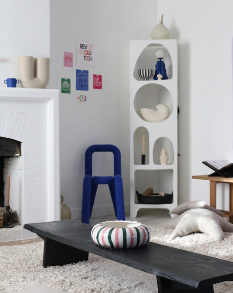 Living Room Inspiration - Moustache Chair Blue