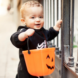 Toddler trick or treating, Bundle of Joy Box Halloween tips, toddler costume