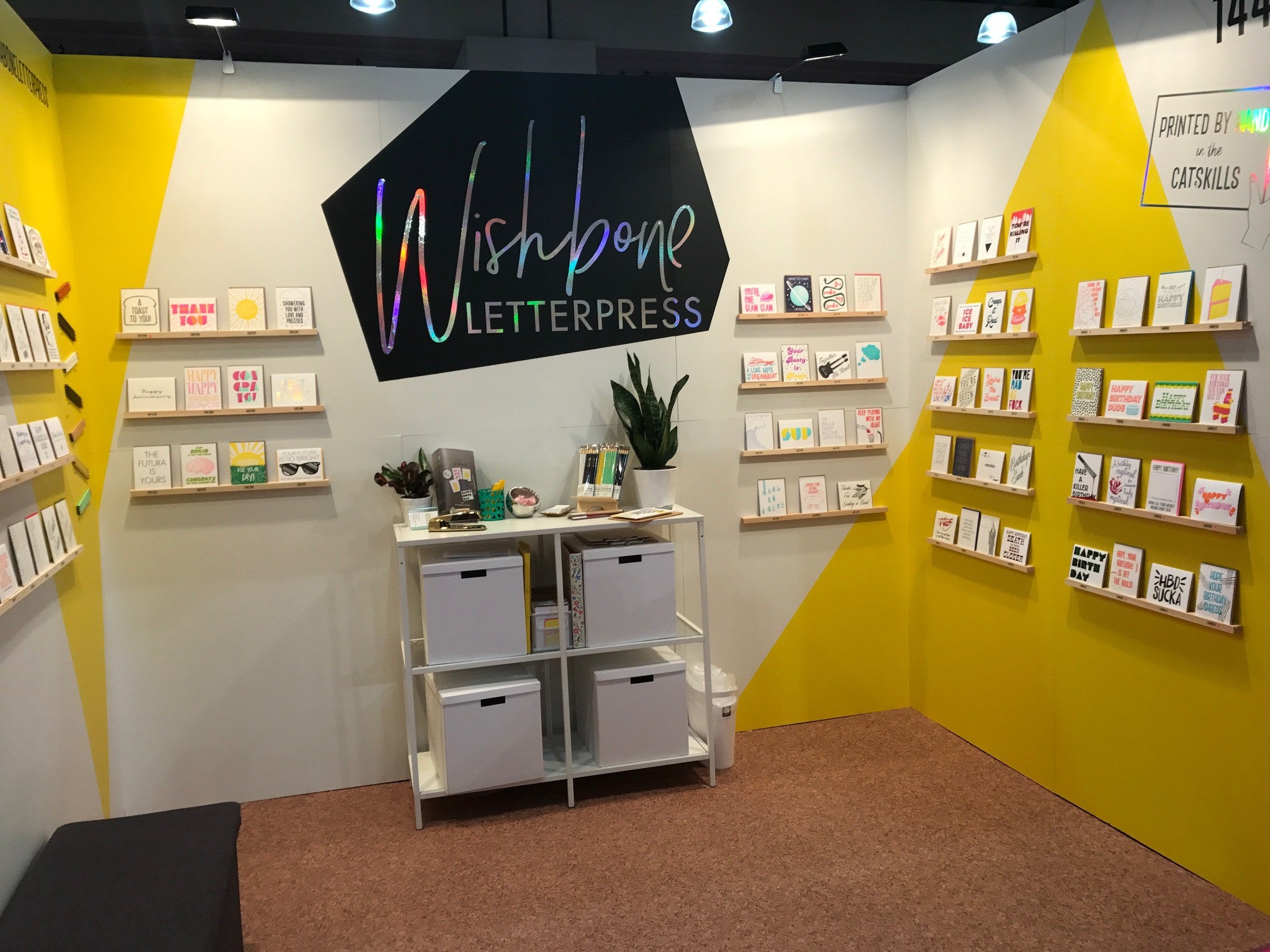 Wishbone Letterpress NSS2017 Booth