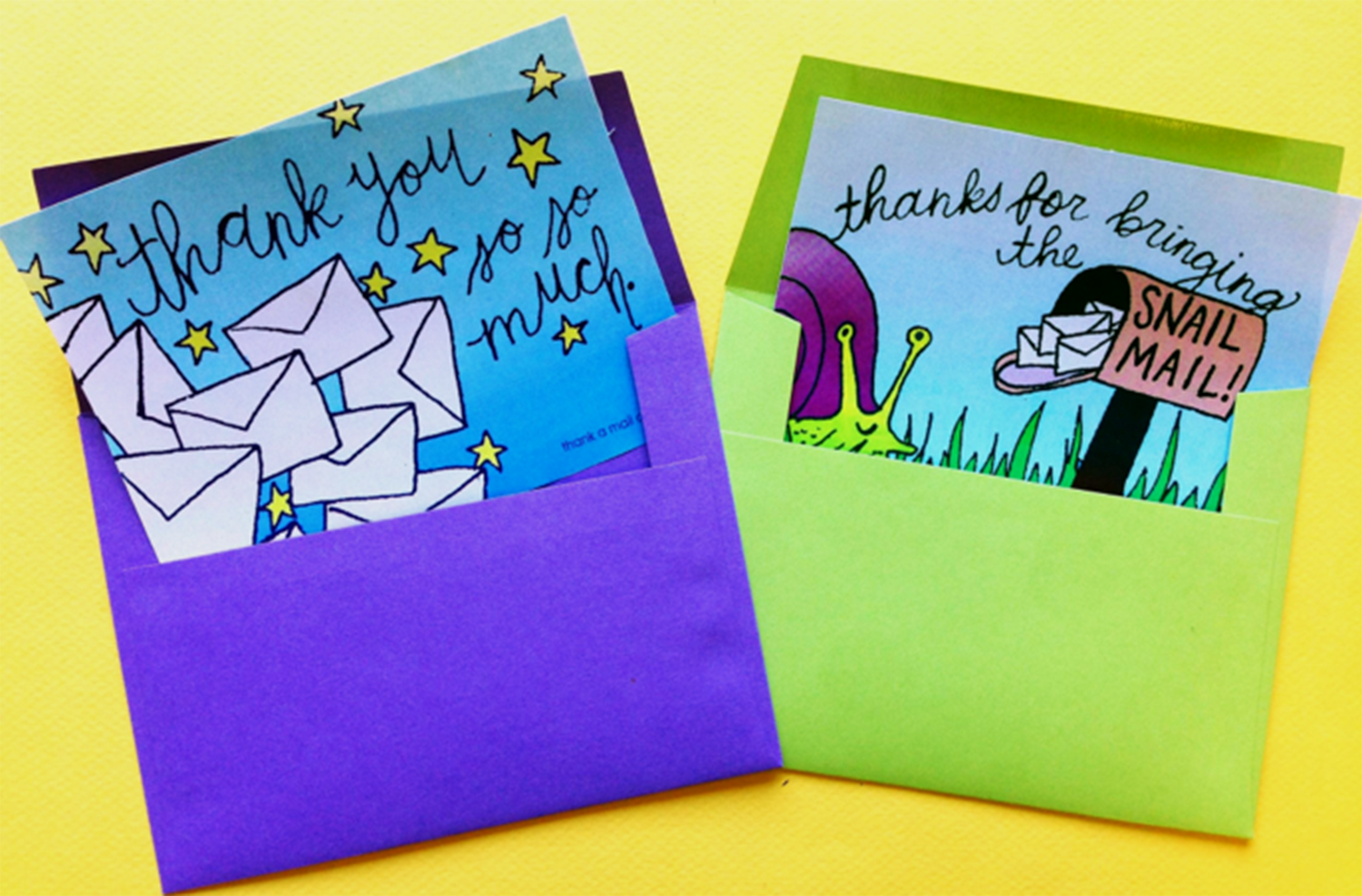 Free Printable National Thank A Mail Carrier Day Smudge Ink