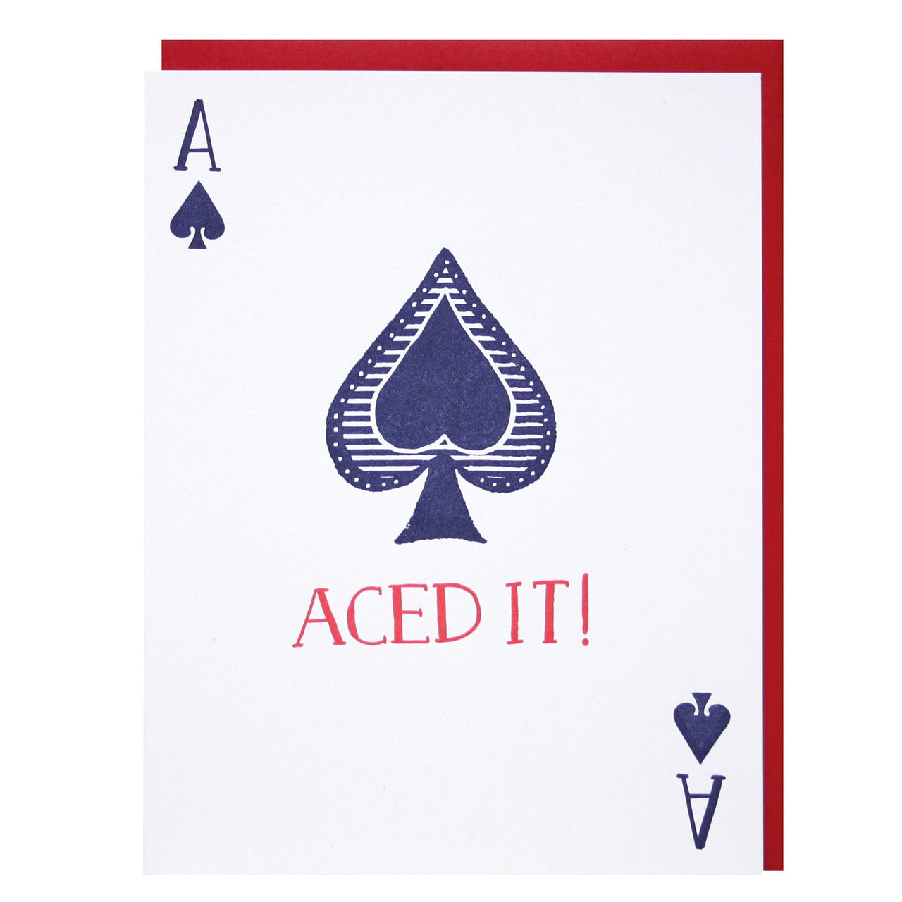 Ace Of Spades Congratulations Card
