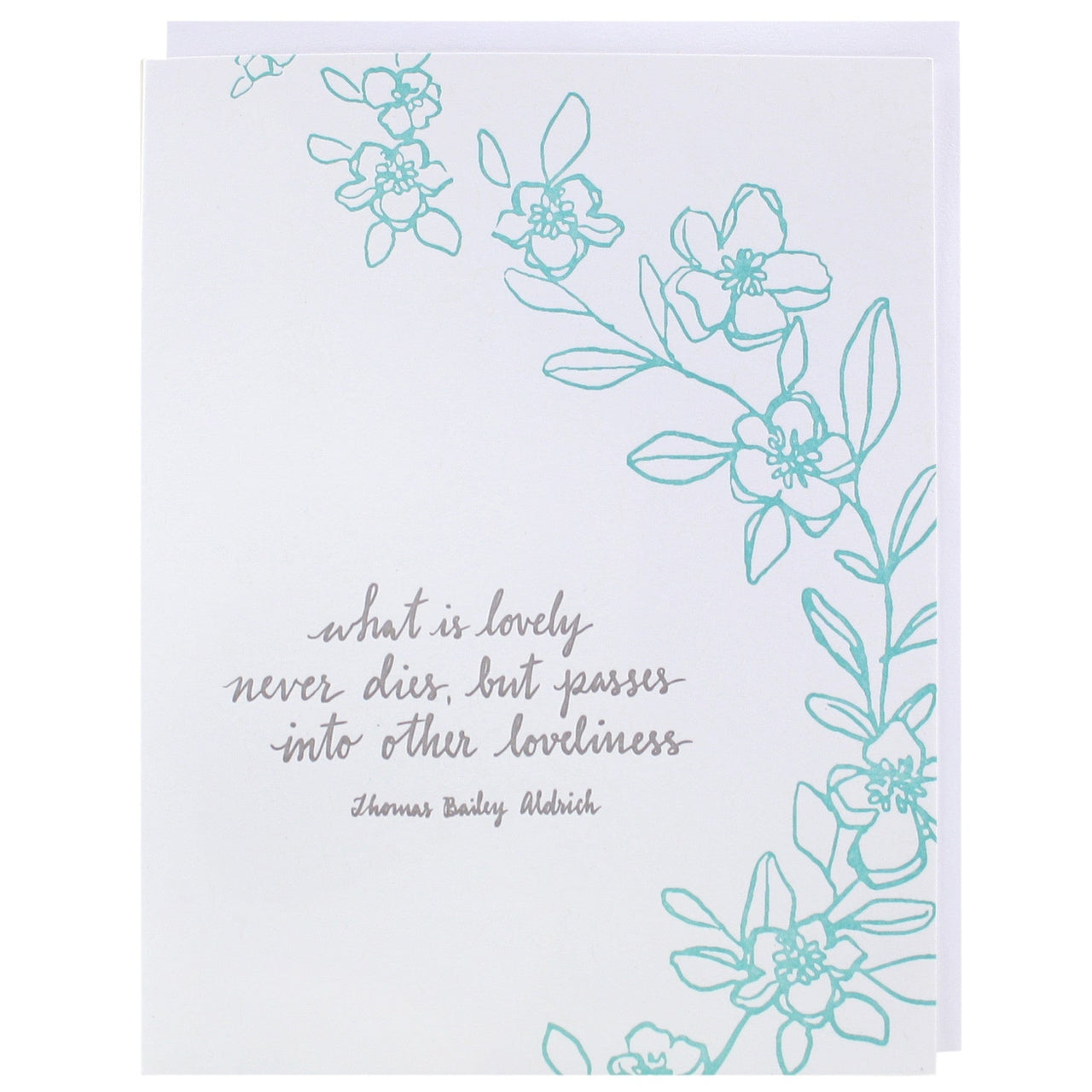 Loveliness Quote Sympathy Card | Sympathy Cards | Smudge ...