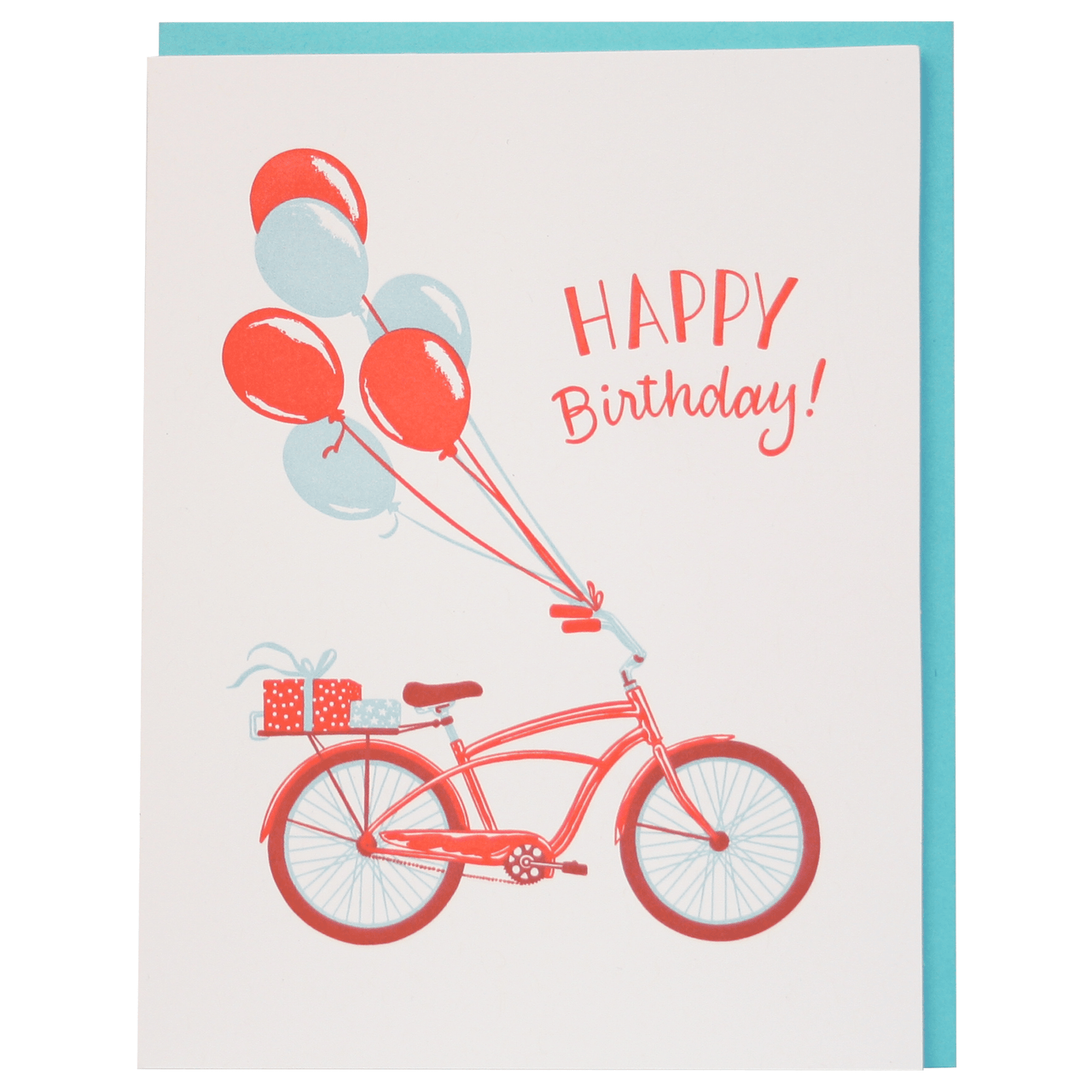 biking birthday card