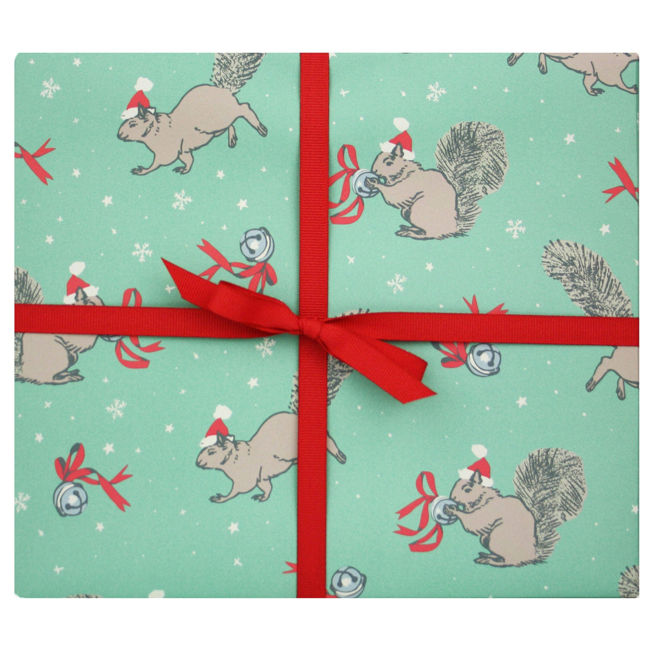 squirrel wrapping paper