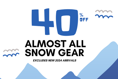 Boxing Day 40% Off Snow gear sale