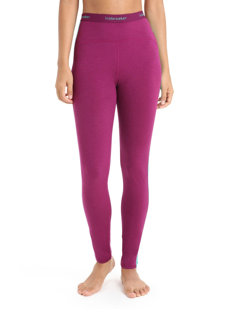 Icebreaker 125 ZoneKnit™ Merino Thermal Leggings Women - Go Berry/Purple  Gaze