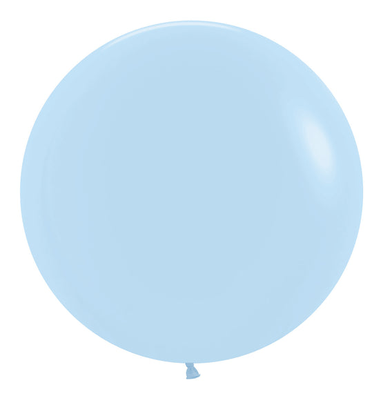 Globo Pastel Mate Azul R24 x3 unidades Sempertex – bonsuru