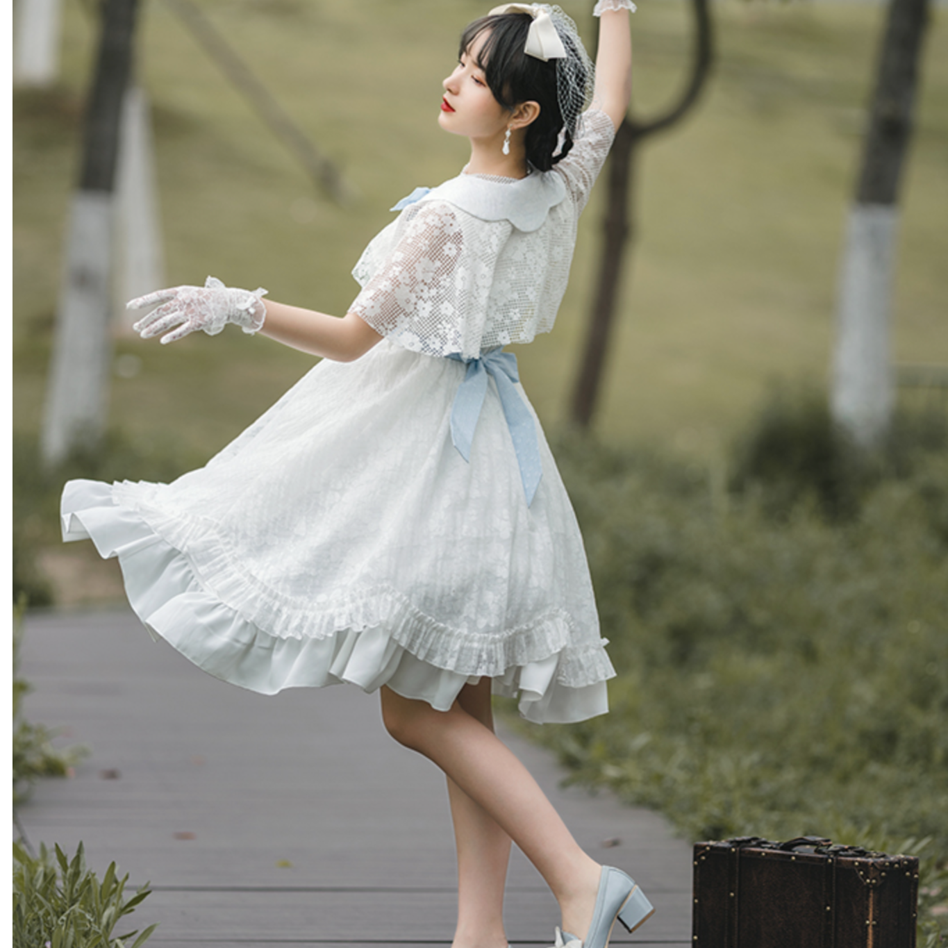 受賞店舗 LO325 オリジナル 洋服 lolita スカート ワンピース 同人