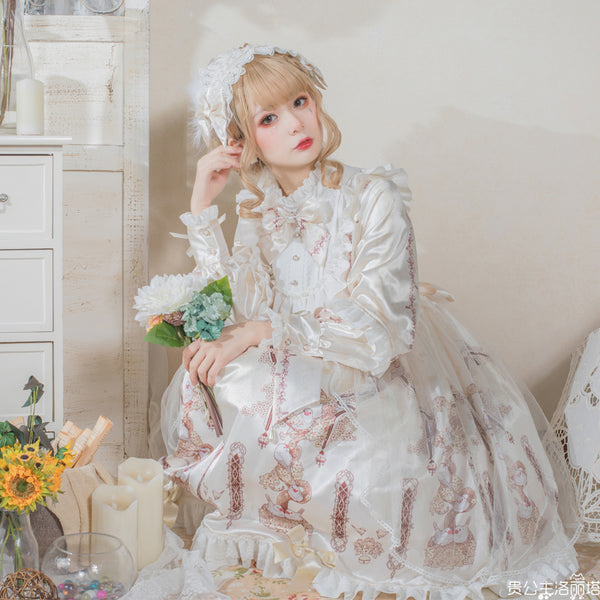 LO761 lolita オリジナル 洋服 ロリータ ワンピース 【GINGER掲載商品