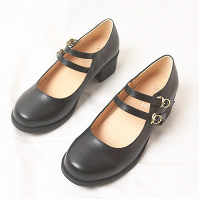 Lolita shoes double strap classical shoes all 5 colors – Lolita Fashion  Online Shop RonRon