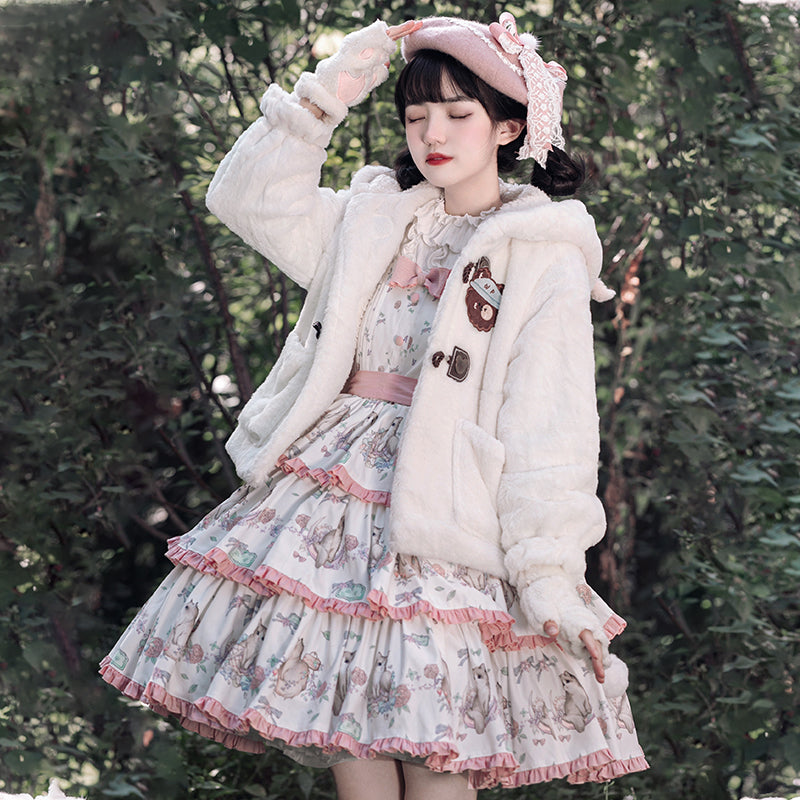 ファー】 Angelic Pretty - ドリーミーガール ジャンパースカート JSK