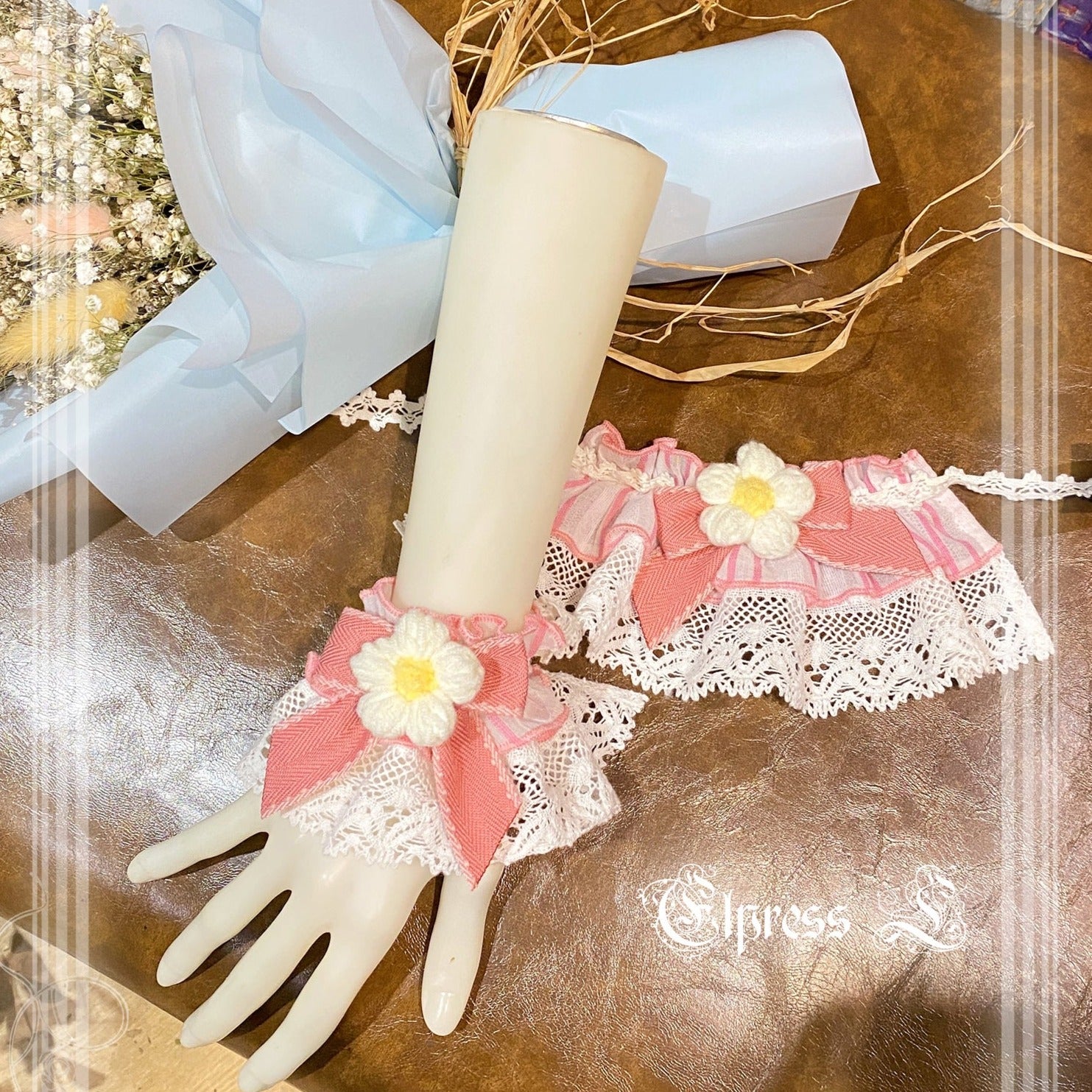 Angelic Pretty - Little Bunnyロゼッタブローチ シロの+winemaker.lt