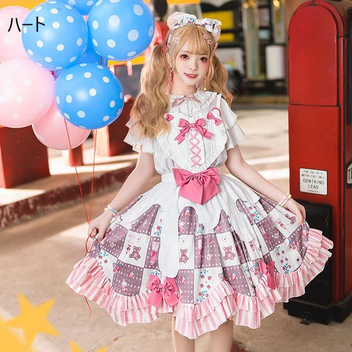 LO761 lolita オリジナル 洋服 ロリータ ワンピース 【GINGER掲載商品