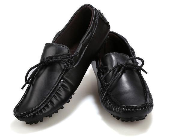 faux leather loafers mens