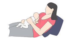 Laid back breastfeeding stop baby biting while breastfeeding. It will help with baby biting nipple