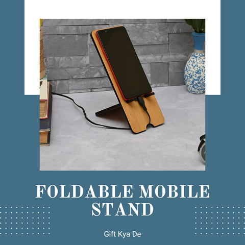 Foldable Mobile Stand With Charging Slot