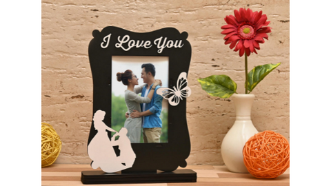 I Love You - Couple Photo Frame