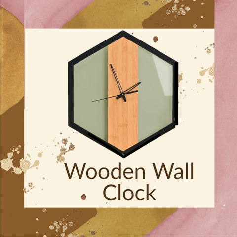 WOODEN WALL CLOCK