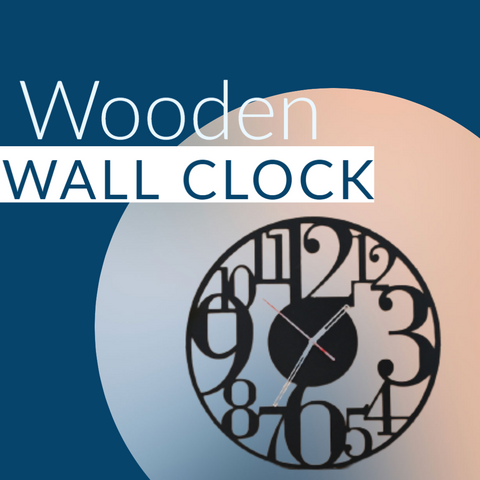 Wooden wall clock