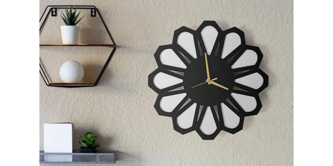 Wooden wall clock