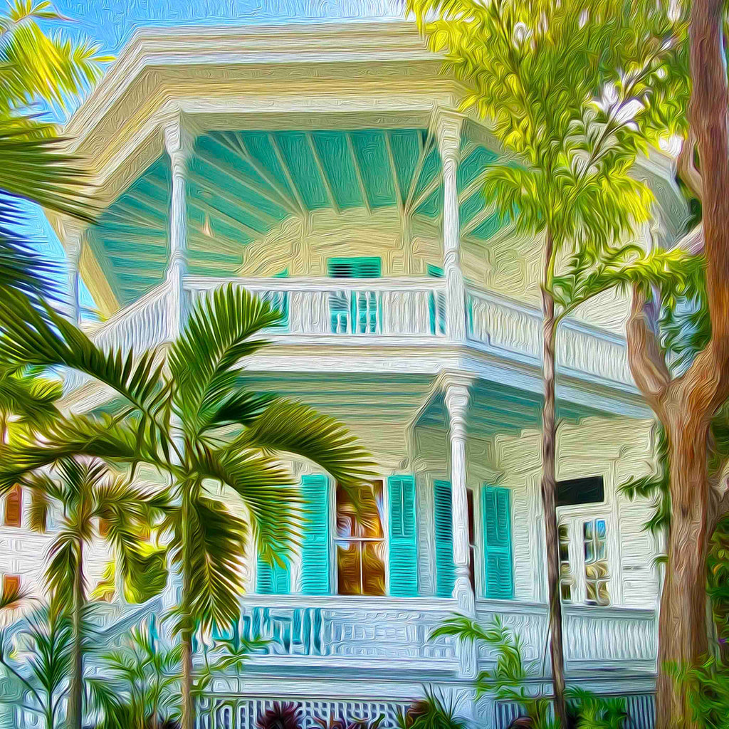 A Key West Art Gallery - Calvin Klein home printed on canvas – Backyards of Key  West Gallery