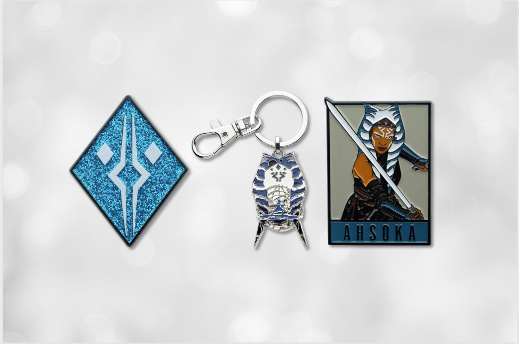 Star Wars Ahsoka Headdress and Charms Keychain